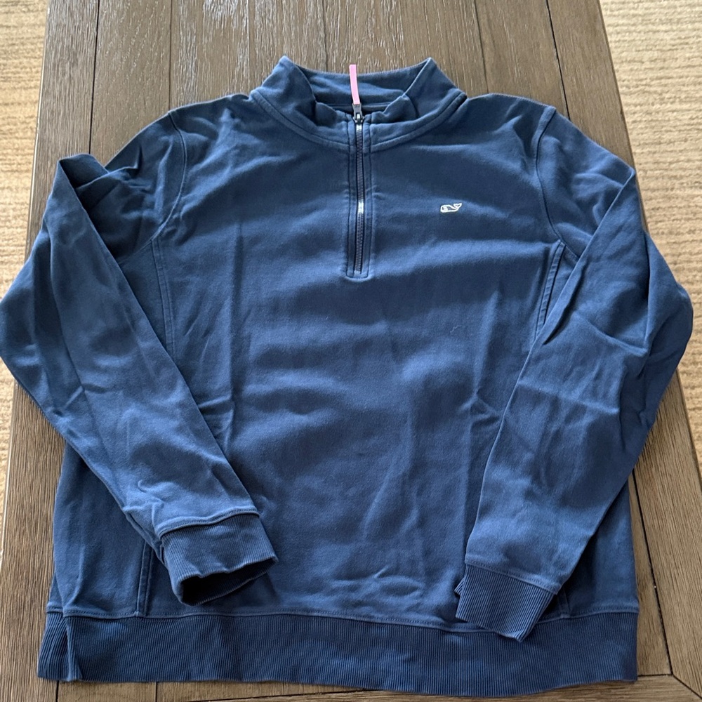 Vineyard Vines Dark Blue Zip-Up Sweater